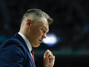 Sarunas Jasikevicius, en el WiZink Center Sarunas Jasikevicius, en el WiZink Center