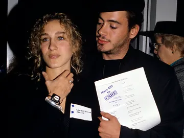 Sarah Jessica Parker y Robert Downey Jr. Sarah Jessica Parker y Robert Downey Jr.