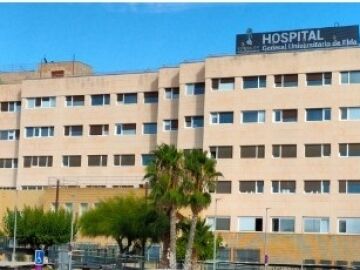 Imagen de la fachada del Hospital General Universitario de Elda