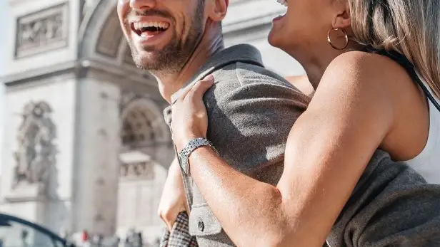 Sergio Rico y Alba Silva, en Par&iacute;s