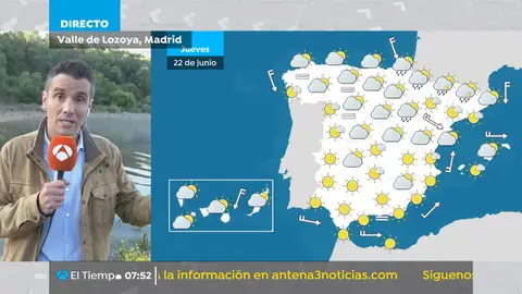 César Gonzalo nos delante la previsión del tiempo César Gonzalo nos delante la previsión del tiempo