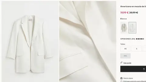 Americana de lino Americana de lino