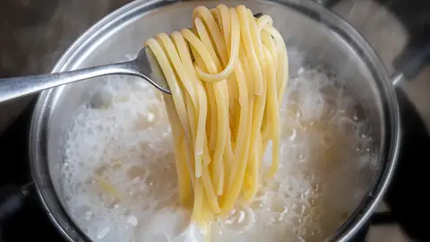 Pasta en la olla Pasta en la olla