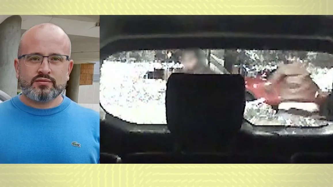 Taxista agredido.