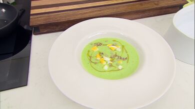 Sopa fría de pepino, de Karlos Arguiñano: 