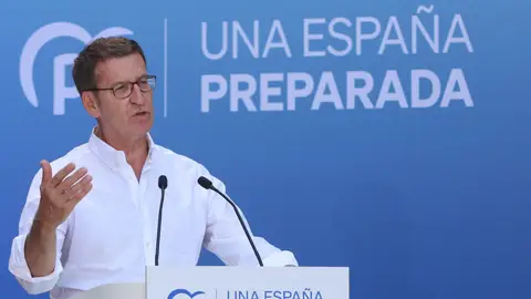 El líder del PP, Alberto Núñez Feijóo