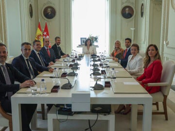 Los nuevos consejeros del Gobierno autonómico de Madrid, que preside Isabel Díaz Ayuso