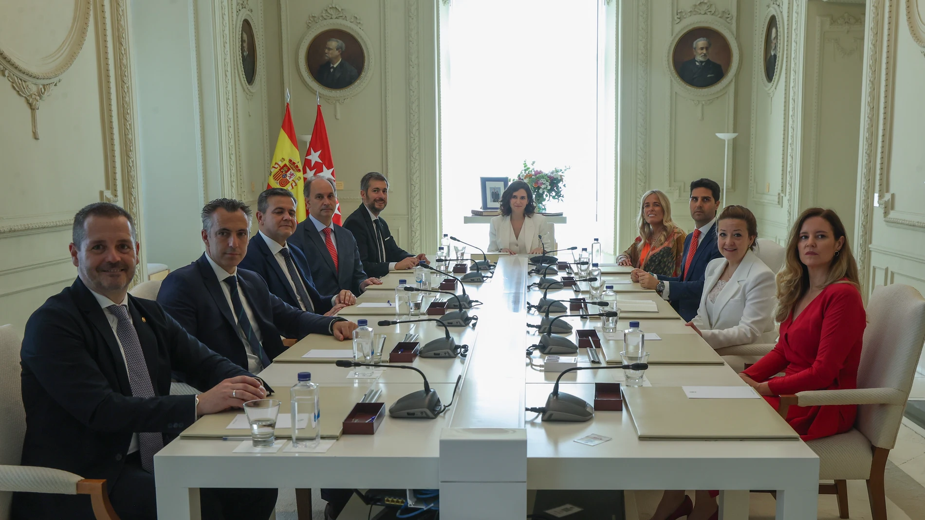 Los nuevos consejeros del Gobierno autonómico de Madrid, que preside Isabel Díaz Ayuso