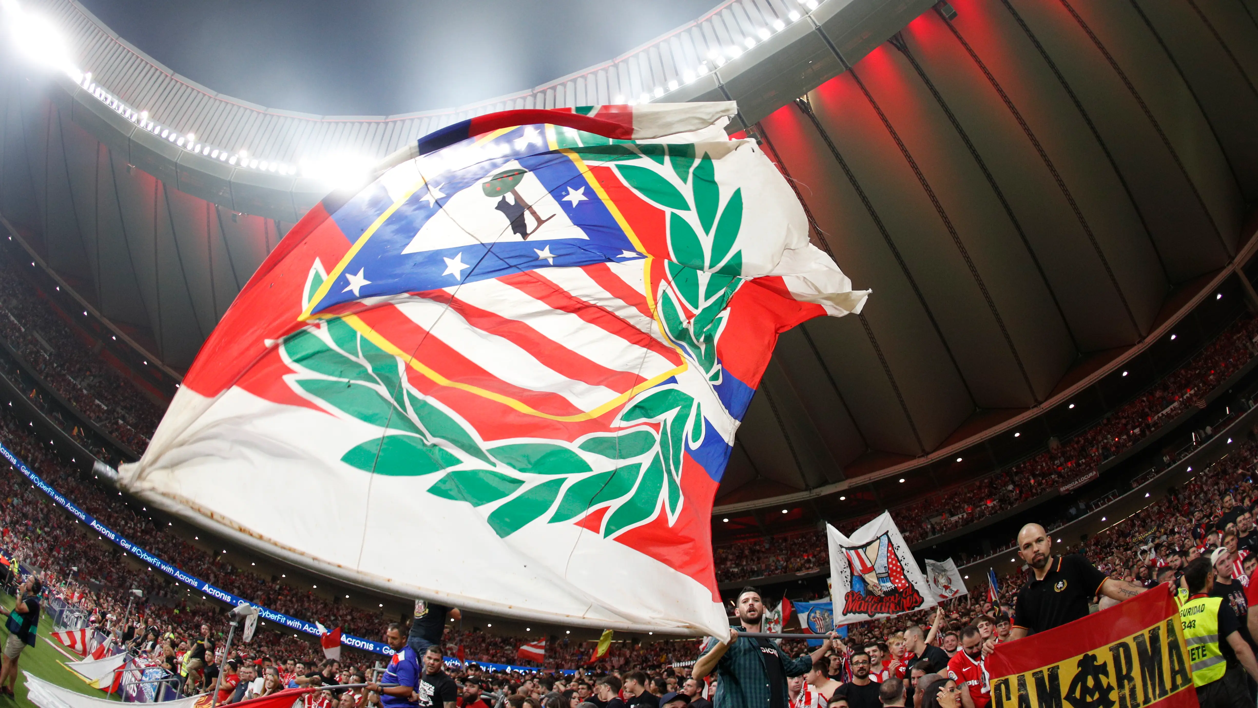 Imagen del Metropolitano en un partido de esta temporada