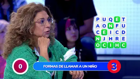¡Sobre la bocina! Lolita acierta la última palabra de la ‘sopa de letras’ in extremis ¡Sobre la bocina! Lolita acierta la última palabra de la ‘sopa de letras’ in extremis