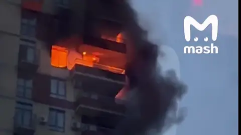 Incendio en Moscú Incendio en Moscú