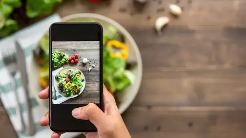 Fotografiando un plato de comida Fotografiando un plato de comida