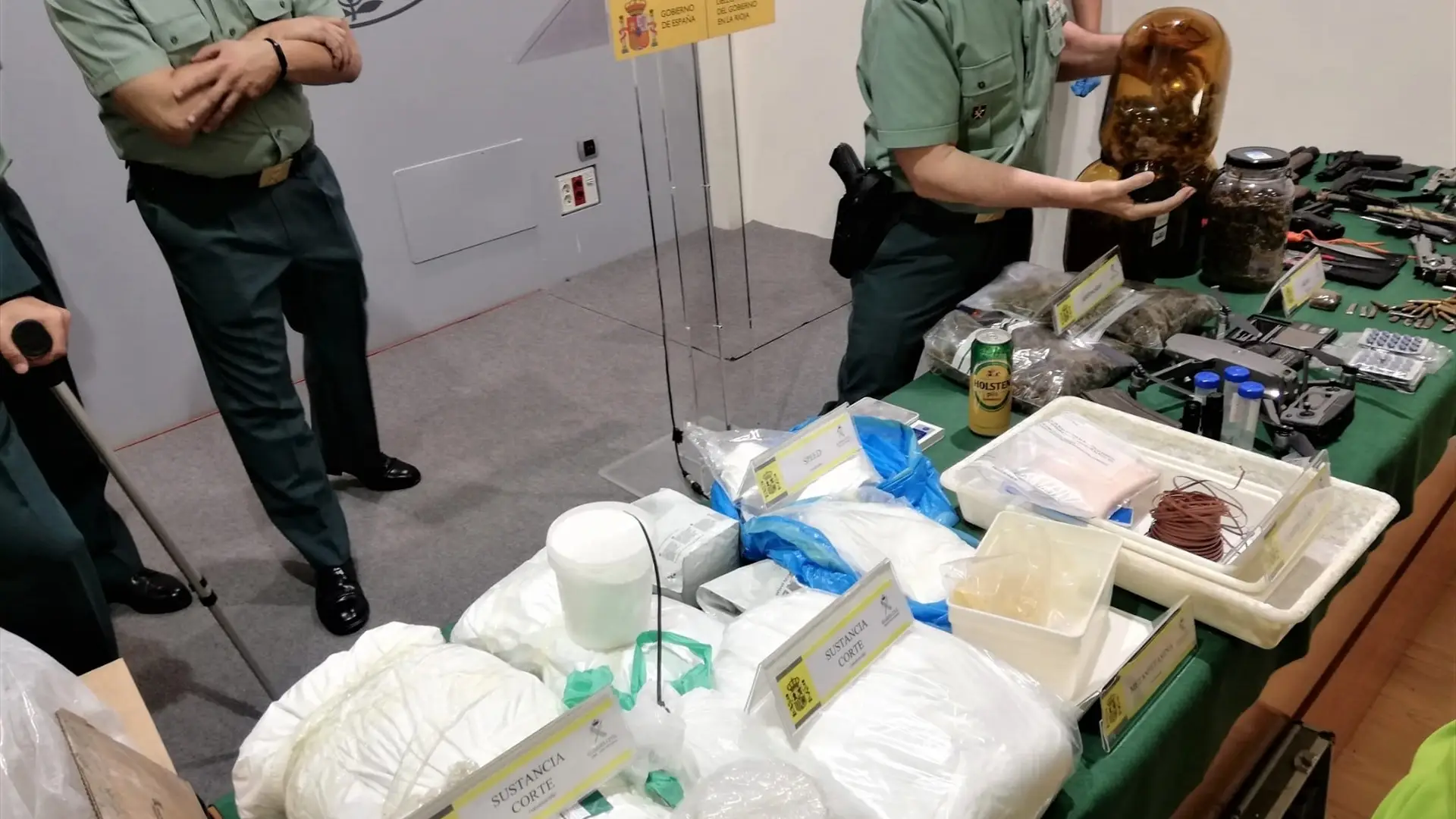 Siete detenidos en dos operaciones contra el tráfico de drogas antes del Festival Holika de Calahorra Siete detenidos en dos operaciones contra el tráfico de drogas antes del Festival Holika de Calahorra