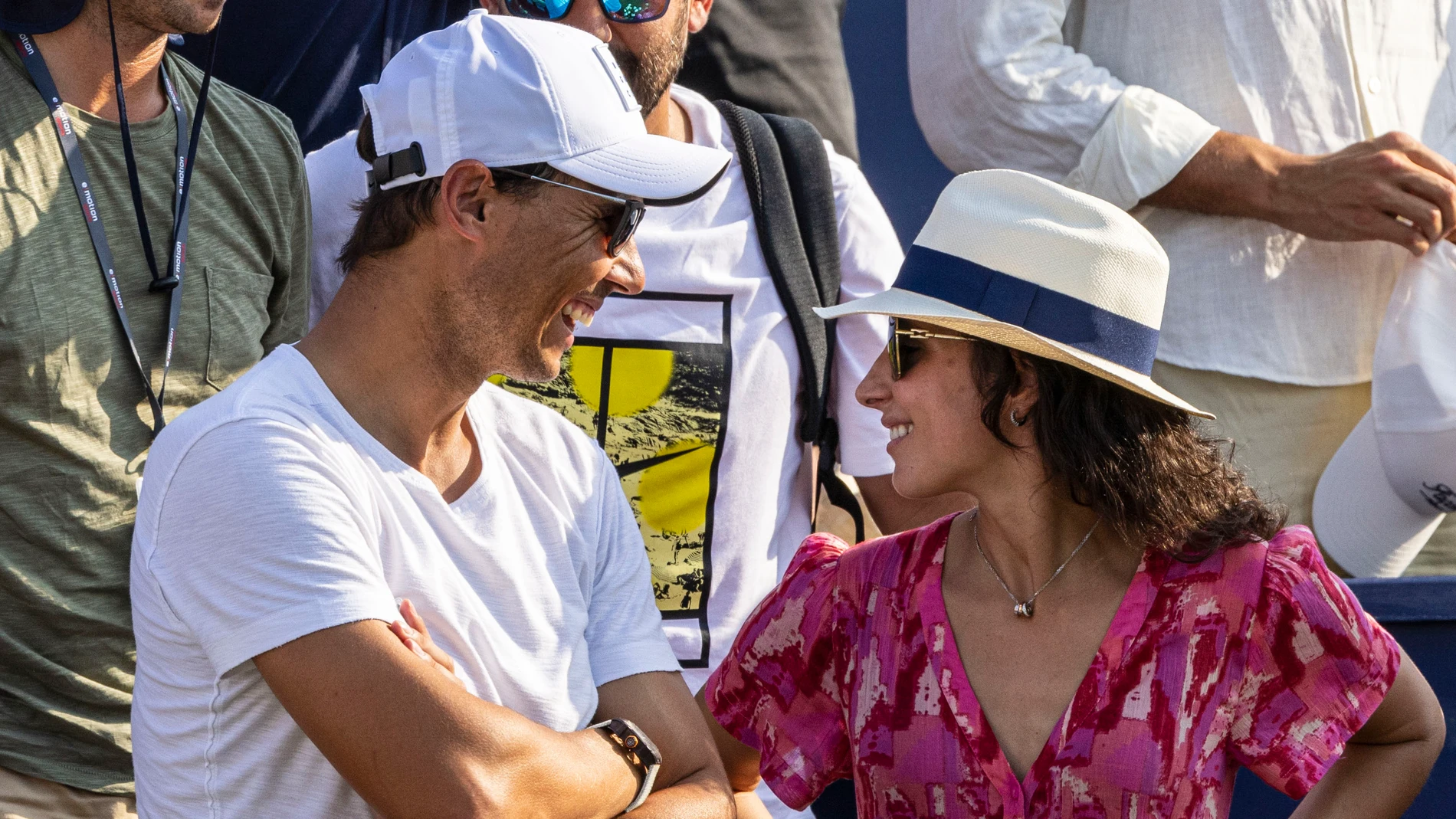 Rafa Nadal y Mery Perelló en el ATP Mallorca