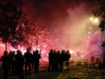 Antidisturbios en Francia