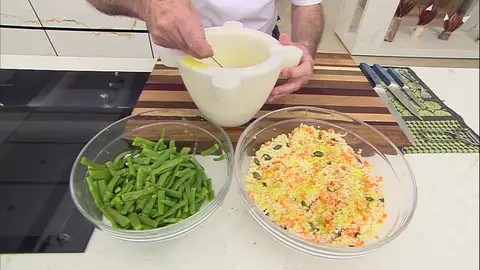 Coloca las judías al final Coloca las judías al final