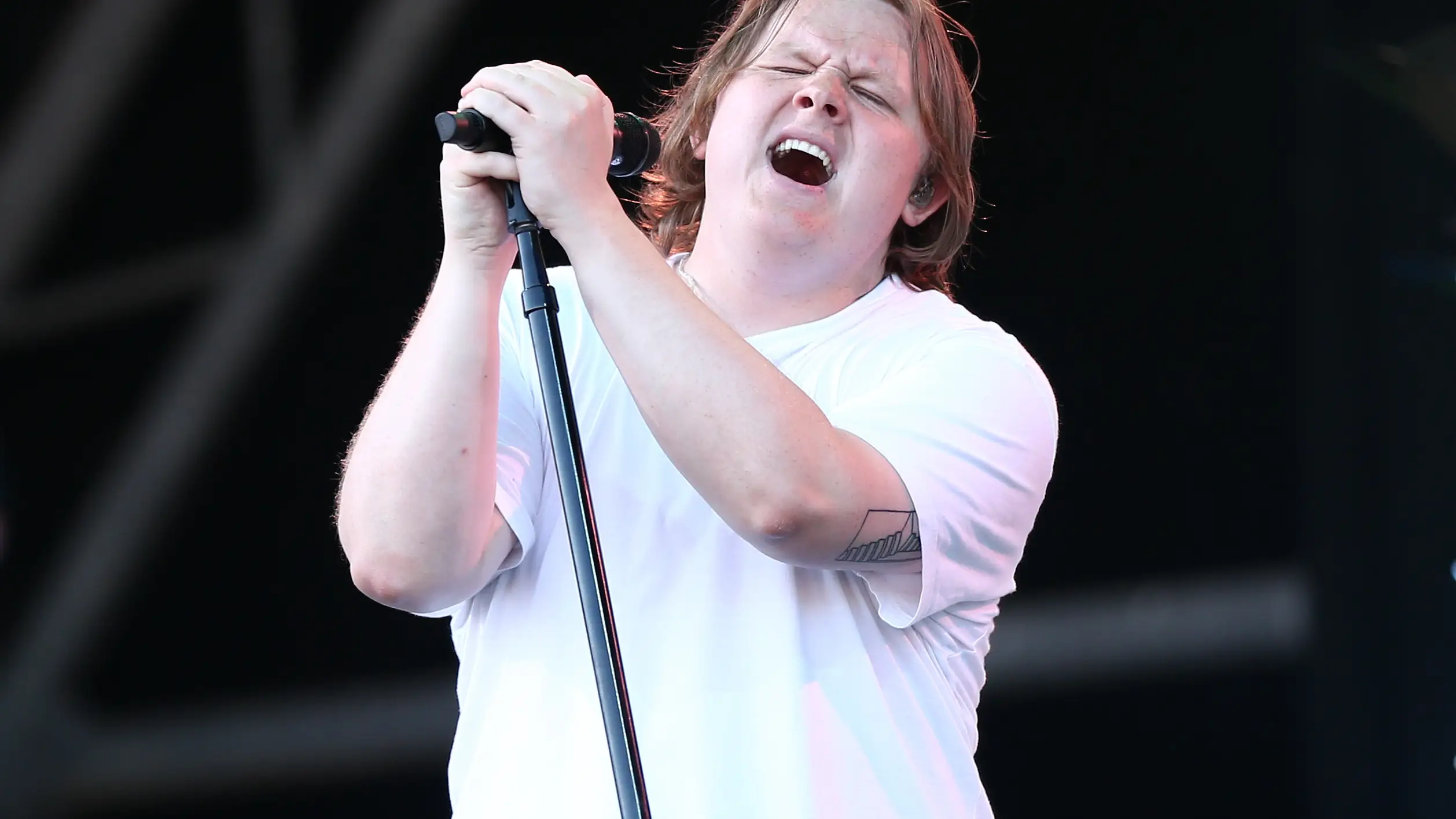 El cantante Lewis Capaldi 