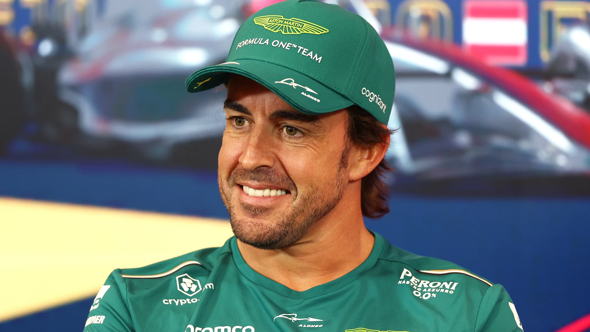 Fernando Alonso en la rueda de prensa previa al GP de Austria 2023