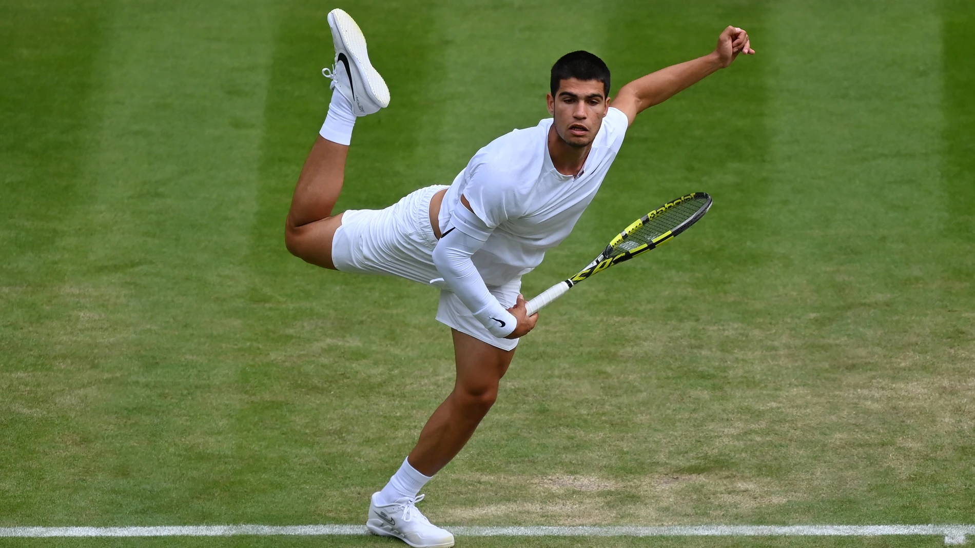 Carlos Alcaraz en Wimbledon 2022