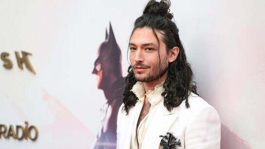 Ezra Miller en el estreno de 'Flash'