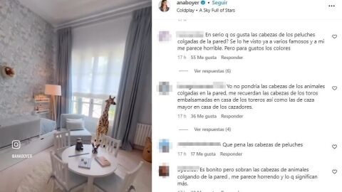 Comentarios en la publicación de Ana Boyer
