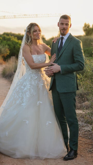 Edurne y David de Gea
