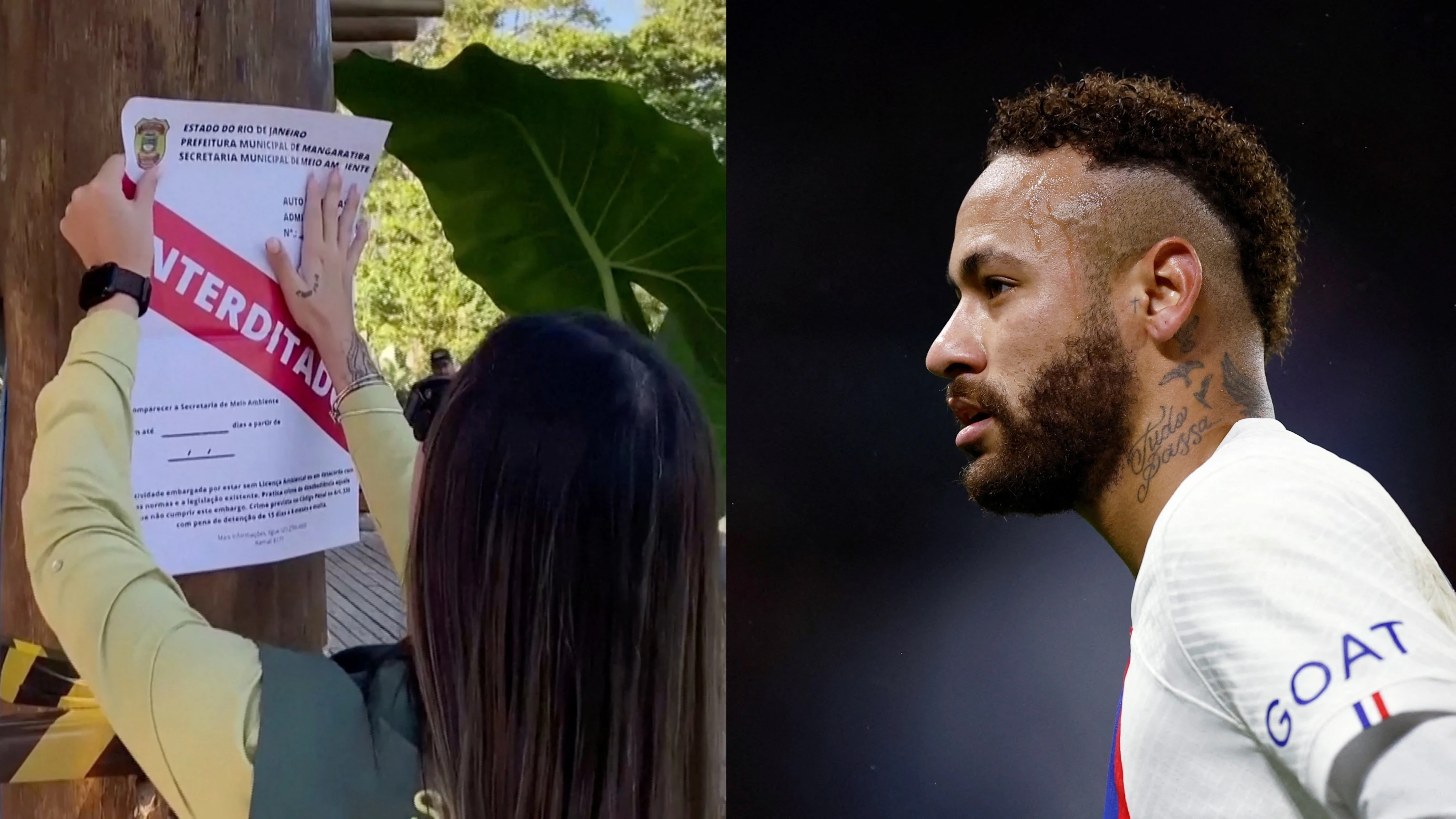 Una agente medioambiental precinta la mansión de Neymar Una agente medioambiental precinta la mansión de Neymar