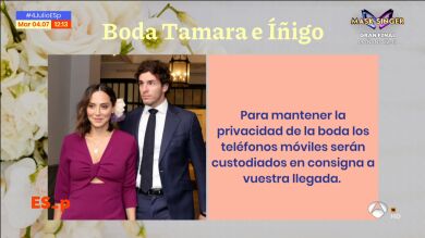 Malestar entre los invitados a la boda de Tamara por el exceso de celo en las medidas de privacidad 