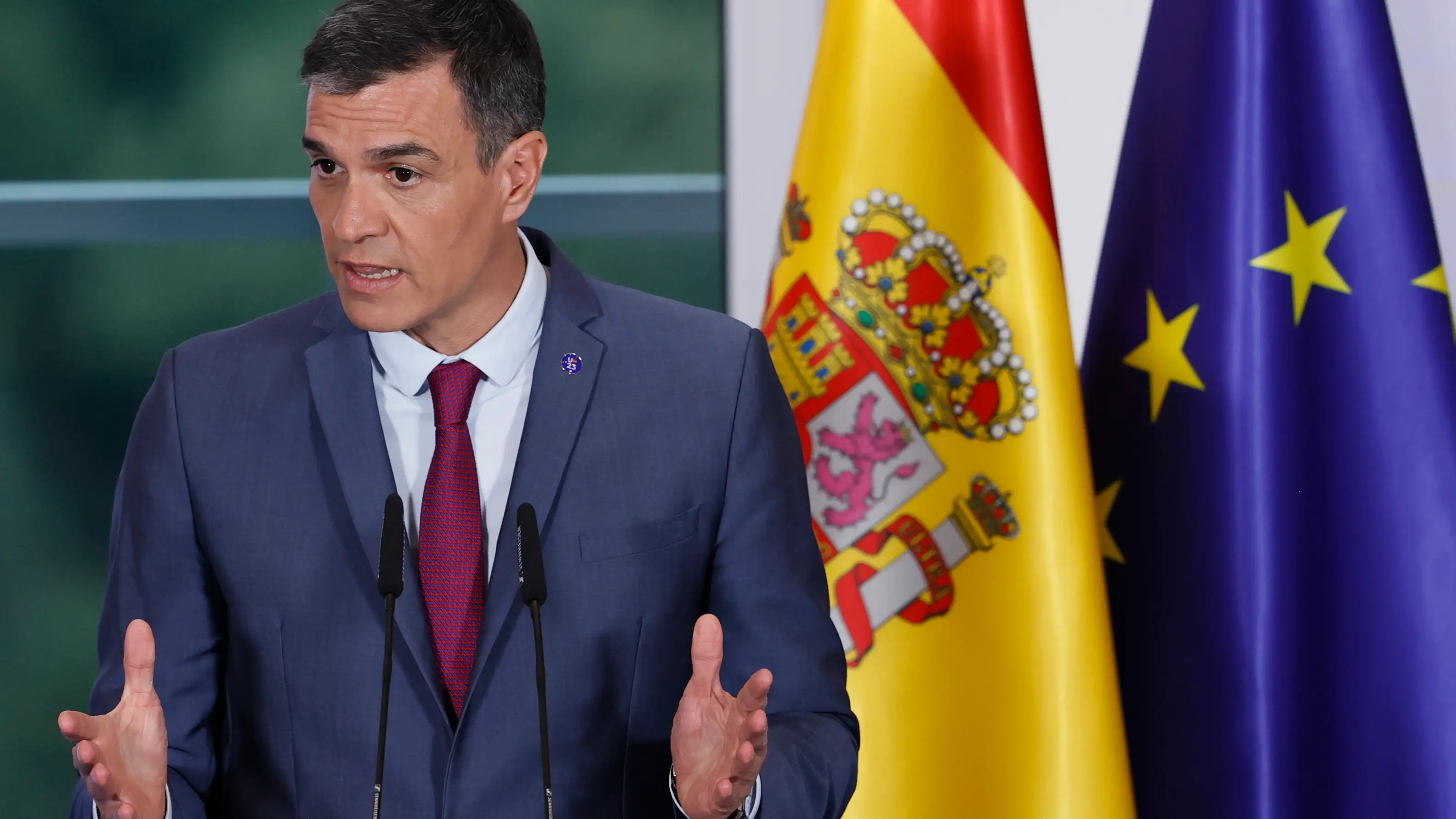 El presidente del gobierno, Pedro S&aacute;nchez