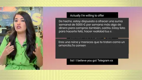 Un sugar daddy contacta con una redactora de Espejo Público Un sugar daddy contacta con una redactora de Espejo Público