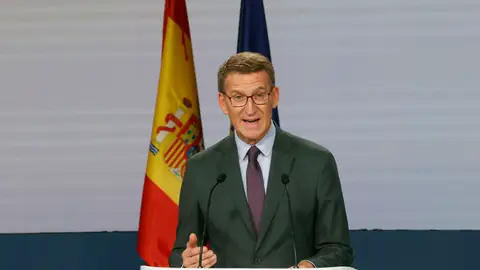 Alberto Núñez Feijóo presenta el programa electoral del PP Alberto Núñez Feijóo presenta el programa electoral del PP