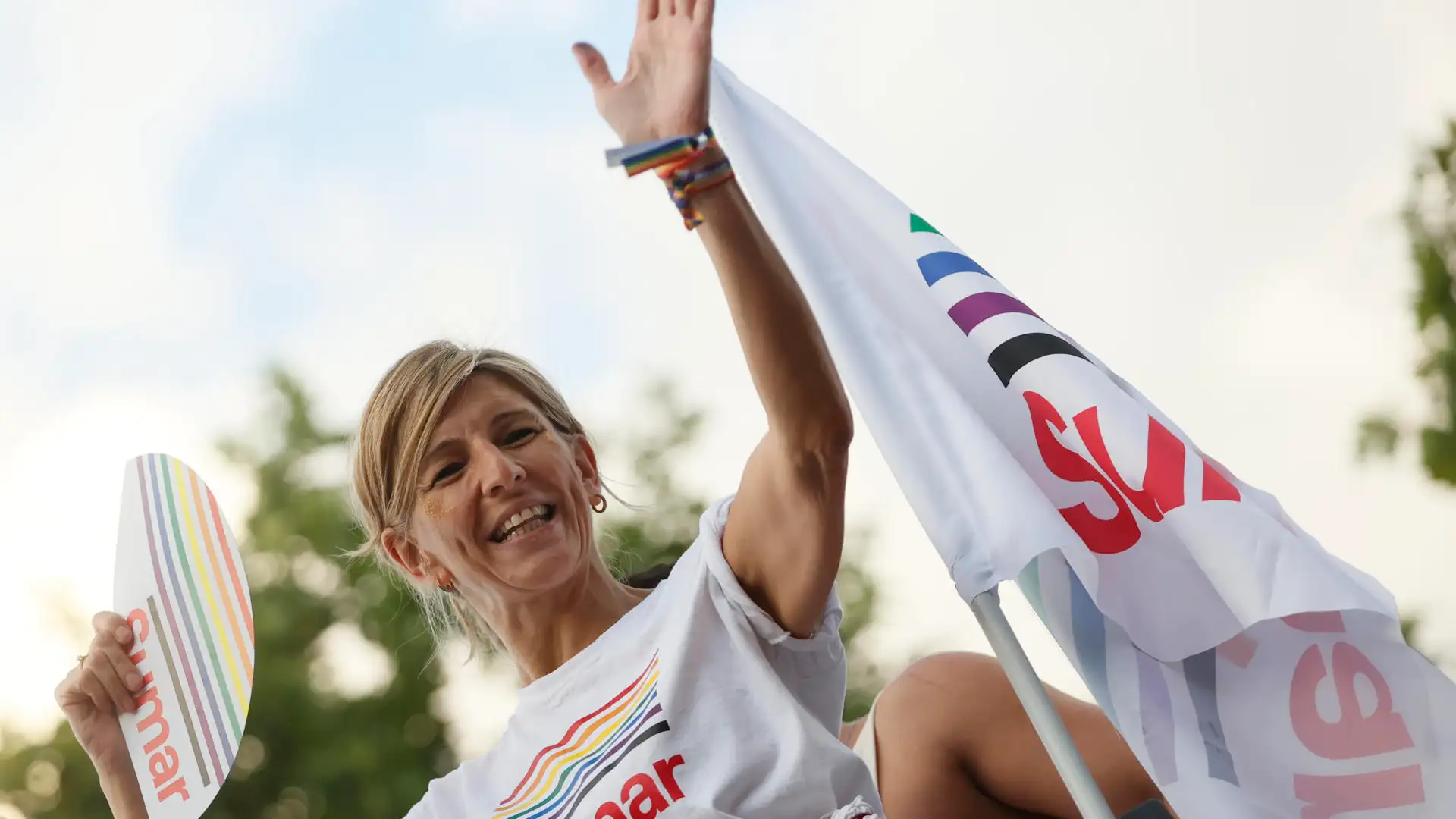 La l&iacute;der de Sumar, Yolanda D&iacute;az