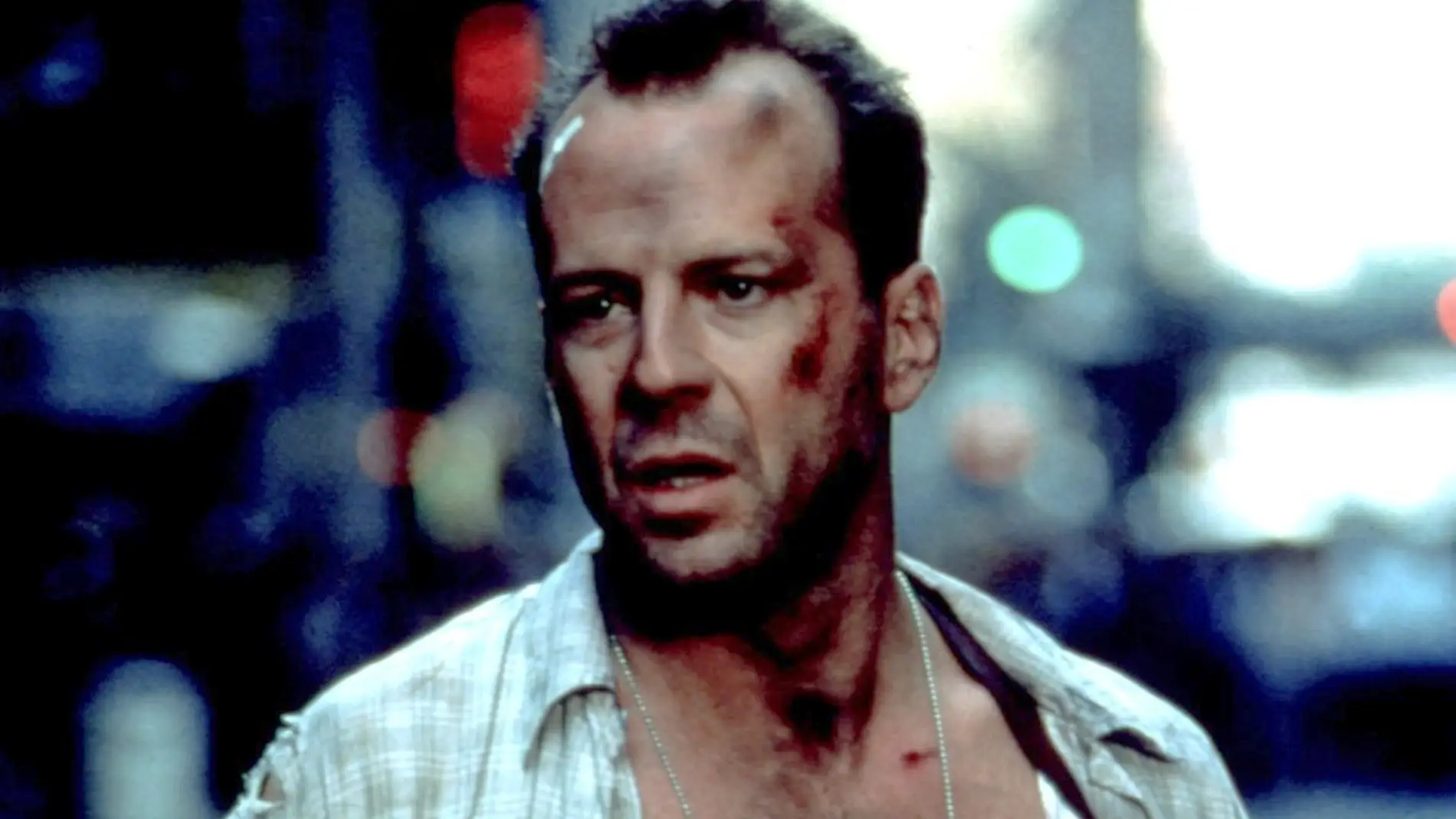 Bruce Willis como John McClane en 'Jungla de Cristal'