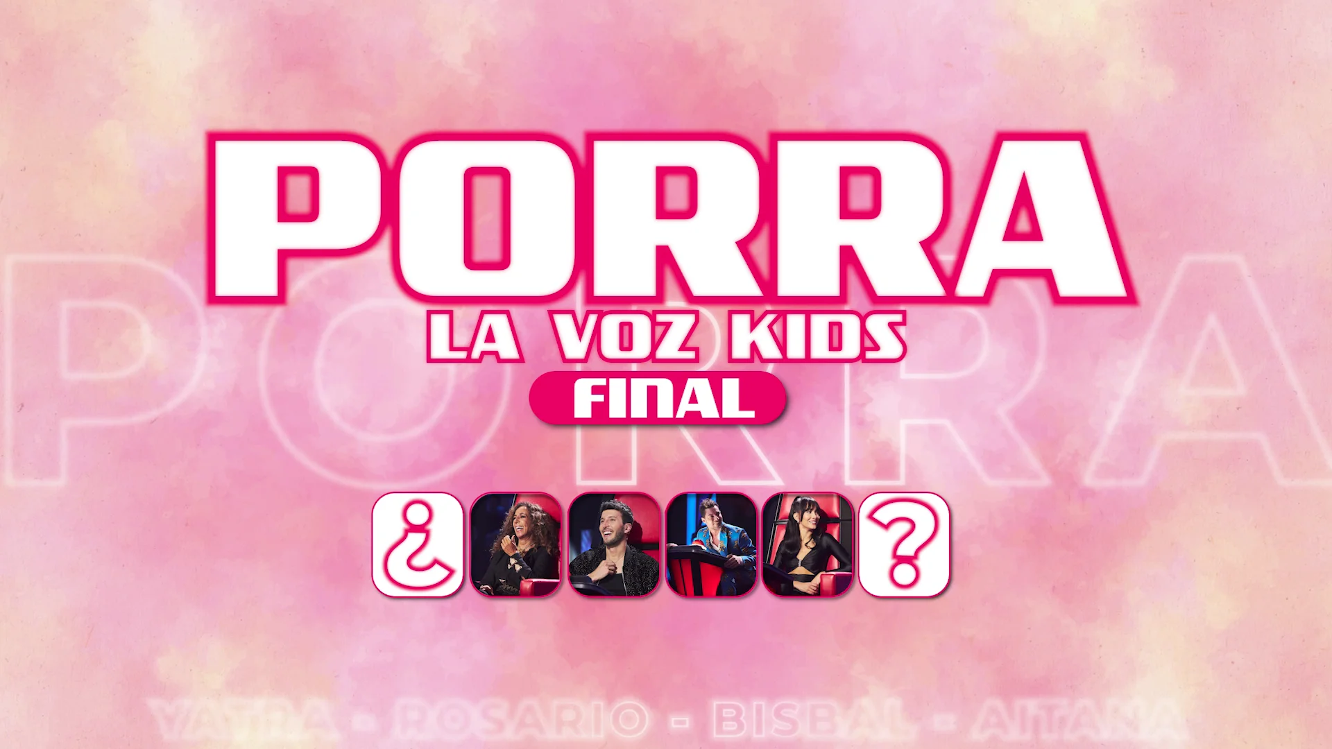 Porra 2023 de 'La Voz Kids'