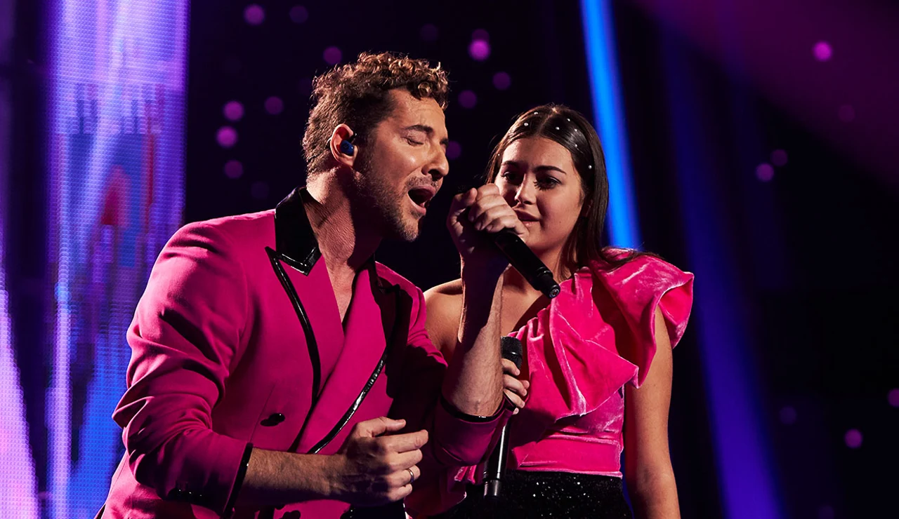 La emocionante actuación de David Bisbal con Lucía Baizán en la Final de ‘La Voz Kids’