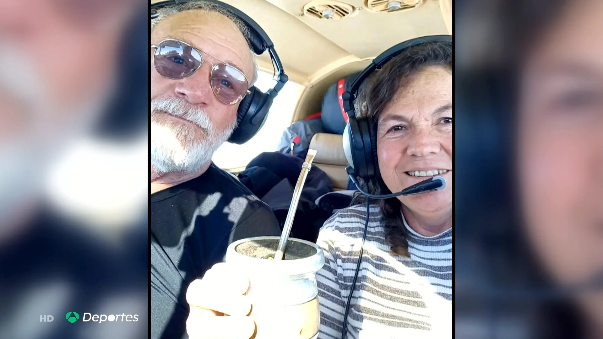 Una pareja de pilotos argentinos recorren el mundo con su avioneta