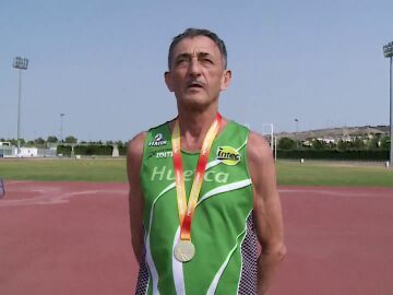 Manuel García Carbajo, atleta a los 80 años