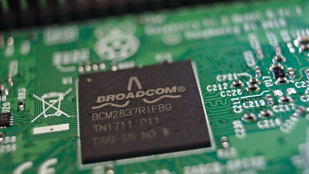 Chip de la empresa Broadcom Chip de la empresa Broadcom