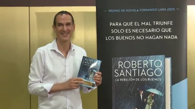 Roberto Santiago presenta en el Hotel Imperial de Madrid su nueva obra 'La Rebeli&oacute;n de los buenos', Premio Fernando Lara 