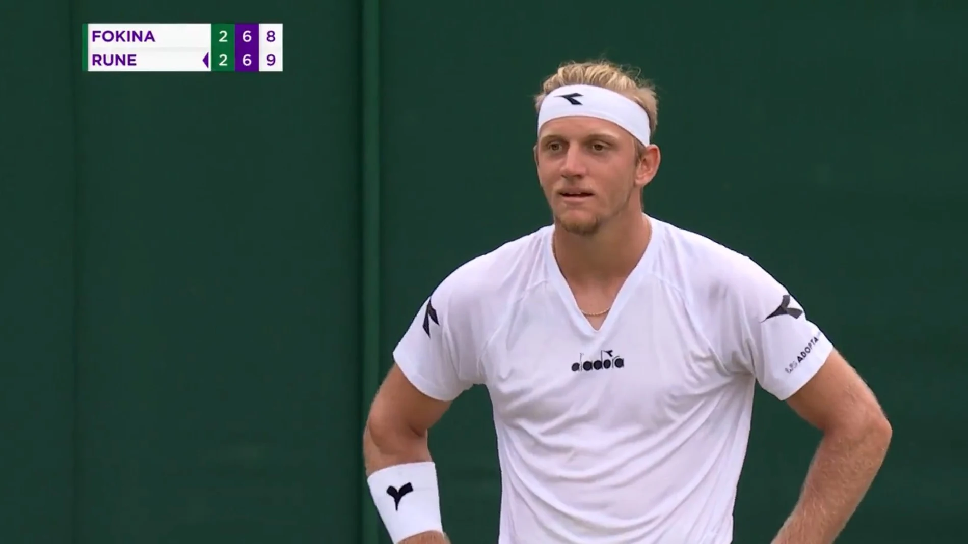 La reacción de Davidovich tras perder un punto crucial ante Rune La reacción de Davidovich tras perder un punto crucial ante Rune