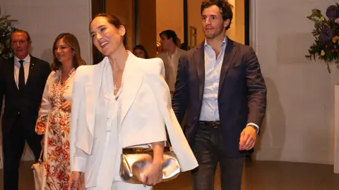 Tamara Falcó e Íñigo Onieva entrando en la preboda Tamara Falcó e Íñigo Onieva entrando en la preboda