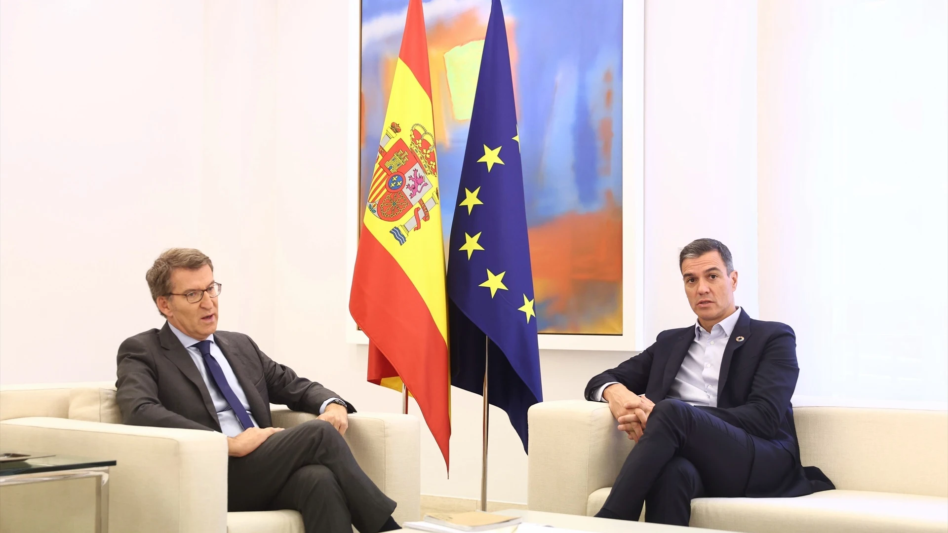 Pedro Sánchez y Alberto Núñez Feijóo Pedro Sánchez y Alberto Núñez Feijóo
