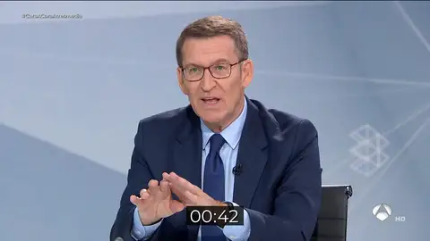 El minuto de oro de Alberto Núñez Feijóo El minuto de oro de Alberto Núñez Feijóo