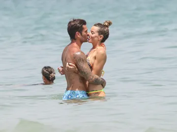 Rodri Fuertes y Marta Castro en Ibiza Rodri Fuertes y Marta Castro en Ibiza