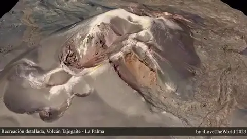 Cómo ver el volcán de La Palma en 3D