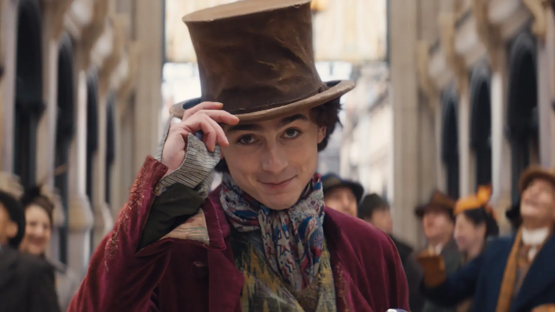 Timothée Chalamet en 'Wonka', la precuela de 'Charlie y la fábrica de chocolate'