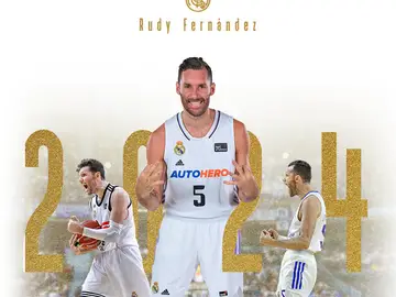 Rudy Fernández: otro año más con el Real Madrid Rudy Fernández: otro año más con el Real Madrid