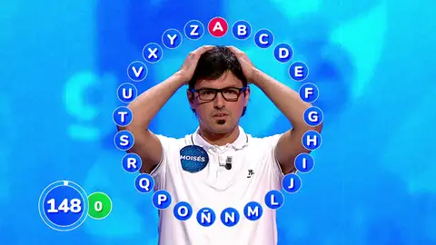 ¡Un tropiezo histórico! Moisés falla la primera palabra de ‘El Rosco’ ¡Un tropiezo histórico! Moisés falla la primera palabra de ‘El Rosco’