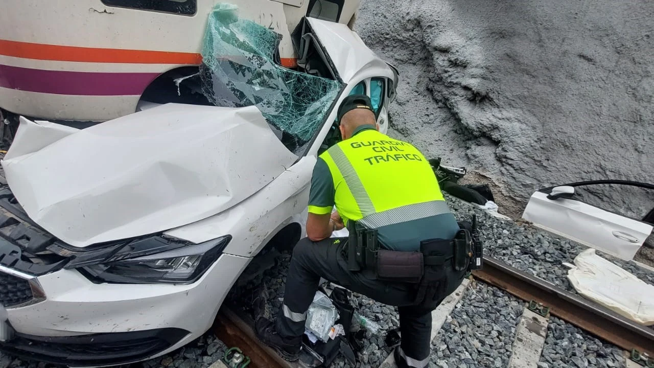 Imagen del accidente de tren Imagen del accidente de tren