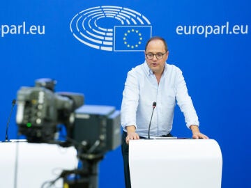 César Luena en el Parlamento Europeo